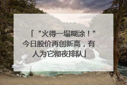 “火得一塌糊涂！”今日股价再创新高，有人为它彻夜排队