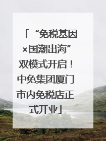 “免税基因×国潮出海”双模式开启！中免集团厦门市内免税店正式开业