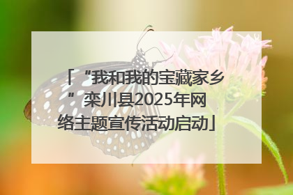 “我和我的宝藏家乡”栾川县2025年网络主题宣传活动启动