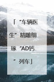 “车辆医生”精雕细琢“AD钙”列车