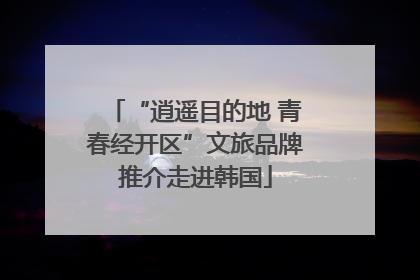 “逍遥目的地 青春经开区”文旅品牌推介走进韩国