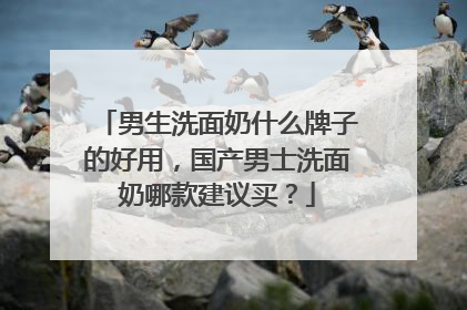 男生洗面奶什么牌子的好用，国产男士洗面奶哪款建议买？