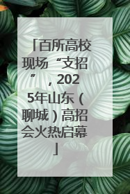 百所高校现场“支招”，2025年山东（聊城）高招会火热启幕