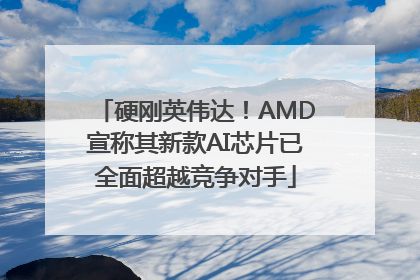 硬刚英伟达！AMD宣称其新款AI芯片已全面超越竞争对手