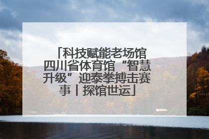 科技赋能老场馆 四川省体育馆“智慧升级”迎泰拳搏击赛事丨探馆世运