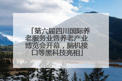 第六届四川国际养老服务业暨养老产业博览会开幕，脑机接口等黑科技亮相