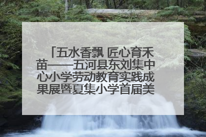 五水香飘 匠心育禾苗——五河县东刘集中心小学劳动教育实践成果展暨夏集小学首届美食节盛大举行
