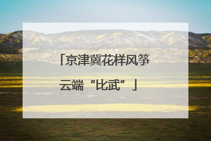 京津冀花样风筝云端“比武”