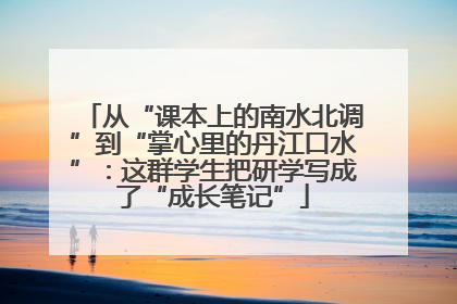 从“课本上的南水北调”到“掌心里的丹江口水”：这群学生把研学写成了“成长笔记”