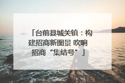 台前县城关镇：构建招商新图景 吹响招商“集结号”
