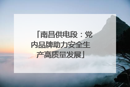 南昌供电段：党内品牌助力安全生产高质量发展