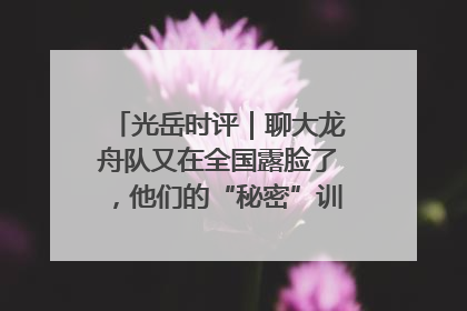 光岳时评｜聊大龙舟队又在全国露脸了，他们的“秘密”训练基地不是秘密！