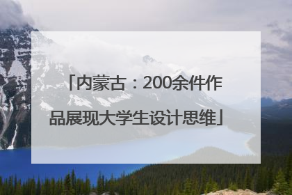 内蒙古：200余件作品展现大学生设计思维