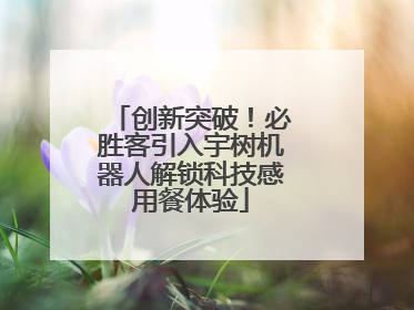 创新突破！必胜客引入宇树机器人解锁科技感用餐体验