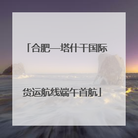 合肥—塔什干国际货运航线端午首航