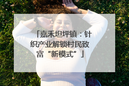 嘉禾坦坪镇：针织产业解锁村民致富“新模式”