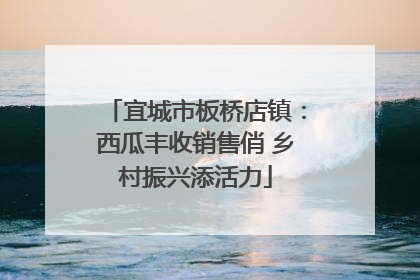 宜城市板桥店镇：西瓜丰收销售俏 乡村振兴添活力