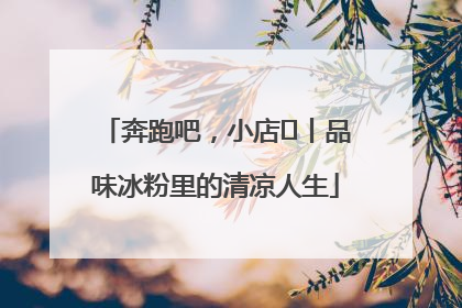 奔跑吧，小店㊴丨品味冰粉里的清凉人生