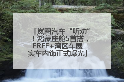 岚图汽车“听劝”！鸿蒙座舱5首搭，FREE+湾区车展实车内饰正式曝光