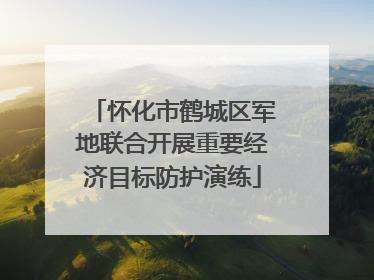 怀化市鹤城区军地联合开展重要经济目标防护演练