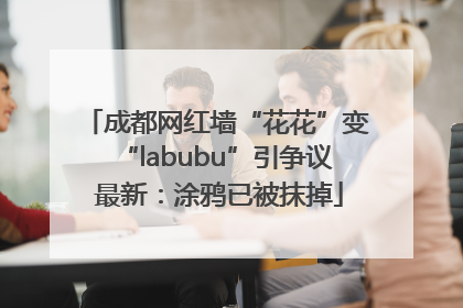 成都网红墙“花花”变“labubu”引争议 最新：涂鸦已被抹掉