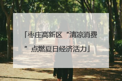 枣庄高新区“清凉消费”点燃夏日经济活力