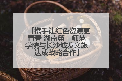 携手让红色资源更青春 湖南第一师范学院与长沙城发文旅达成战略合作
