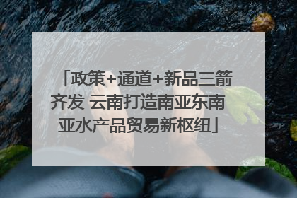 政策+通道+新品三箭齐发 云南打造南亚东南亚水产品贸易新枢纽