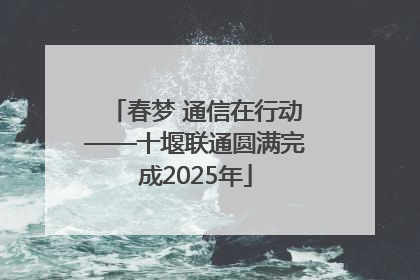 春梦 通信在行动——十堰联通圆满完成2025年
