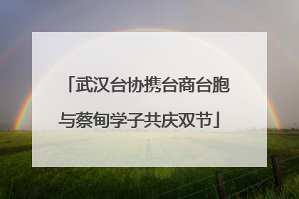 武汉台协携台商台胞与蔡甸学子共庆双节