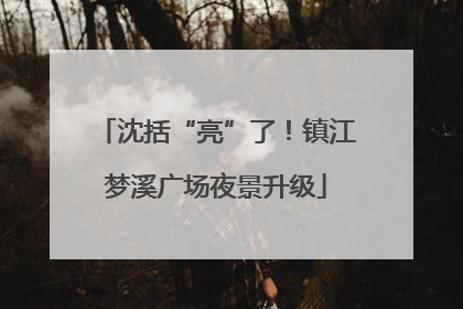沈括“亮”了！镇江梦溪广场夜景升级