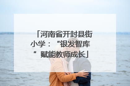 河南省开封县街小学：“银发智库”赋能教师成长