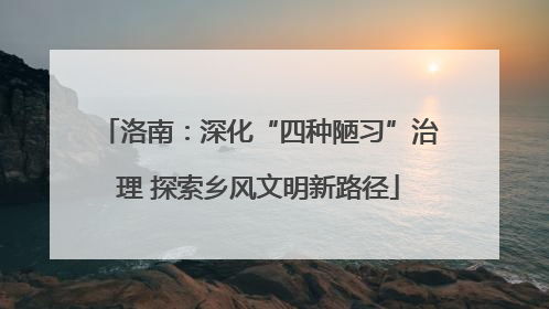 洛南：深化“四种陋习”治理 探索乡风文明新路径