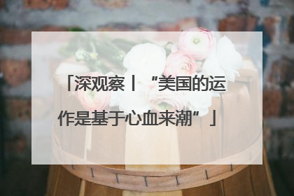 深观察丨“美国的运作是基于心血来潮”