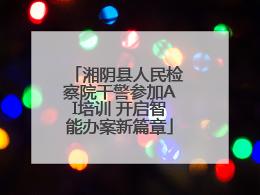 湘阴县人民检察院干警参加AI培训 开启智能办案新篇章
