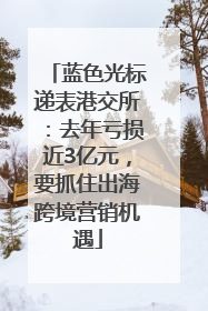 蓝色光标递表港交所：去年亏损近3亿元，要抓住出海跨境营销机遇