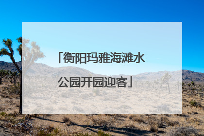 衡阳玛雅海滩水公园开园迎客