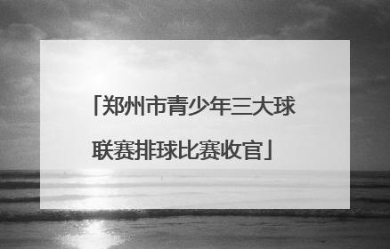 郑州市青少年三大球联赛排球比赛收官