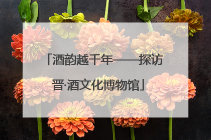 酒韵越千年——探访晋·酒文化博物馆