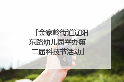 金家岭街道辽阳东路幼儿园举办第二届科技节活动