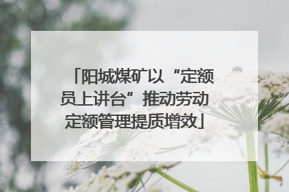 阳城煤矿以“定额员上讲台”推动劳动定额管理提质增效
