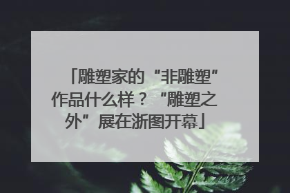 雕塑家的“非雕塑”作品什么样？“雕塑之外”展在浙图开幕