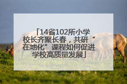 14省102所小学校长齐聚长春，共研“在地化”课程如何促进学校高质量发展