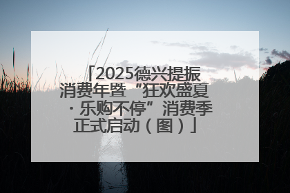 2025德兴提振消费年暨“狂欢盛夏・乐购不停”消费季正式启动（图）