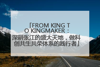 FROM KING TO KINGMAKER：深耕张江的盛大天地，做科创共生共荣体系的践行者